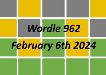 Daily Wordle 962 - 6th February 2024