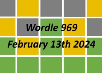 Daily Wordle 969 - 13th February 2024