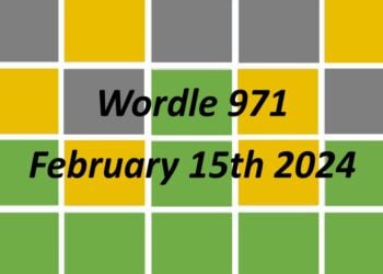 Daily Wordle 971 - 15th February 2024