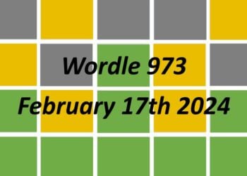 Daily Wordle 973 - 17th February 2024