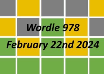 Daily Wordle 978 - 22nd February 2024