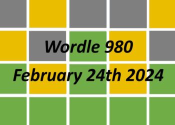 Daily Wordle 980 - 24th February 2024