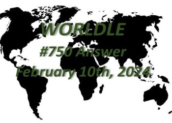 Daily Worldle 750 Answers - February 10th 2024
