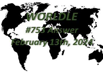 Daily Worldle 753 Answers - February 13th 2024