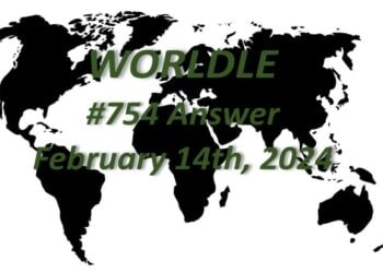 Daily Worldle 754 Answers - February 14th 2024