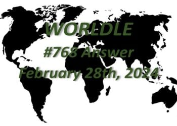 Daily Worldle 768 Answers - February 28th 2024