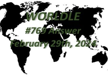 Daily Worldle 769 Answers - February 29th 2024