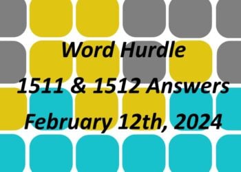 Word Hurdle #1511 & #1512 - 12th February 2024