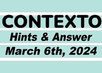 Daily Contexto 535 - March 6th 2024
