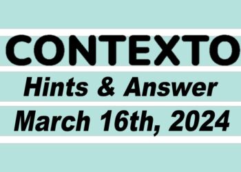 Daily Contexto 545 - March 16th 2024