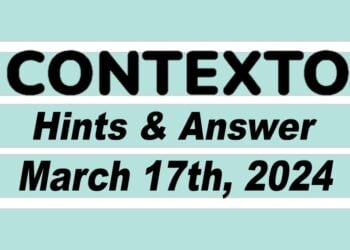 Daily Contexto 546 - March 17th 2024