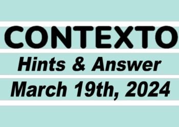 Daily Contexto 548 - March 19th 2024