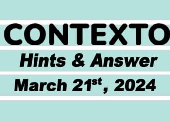 Daily Contexto 550 - March 21st 2024