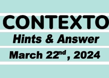 Daily Contexto 551 - March 22nd 2024