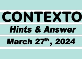 Daily Contexto 556 - March 27th 2024