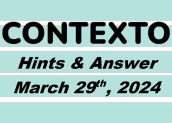 Daily Contexto 558 - March 29th 2024