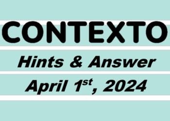 Daily Contexto 561 - April 1st 2024