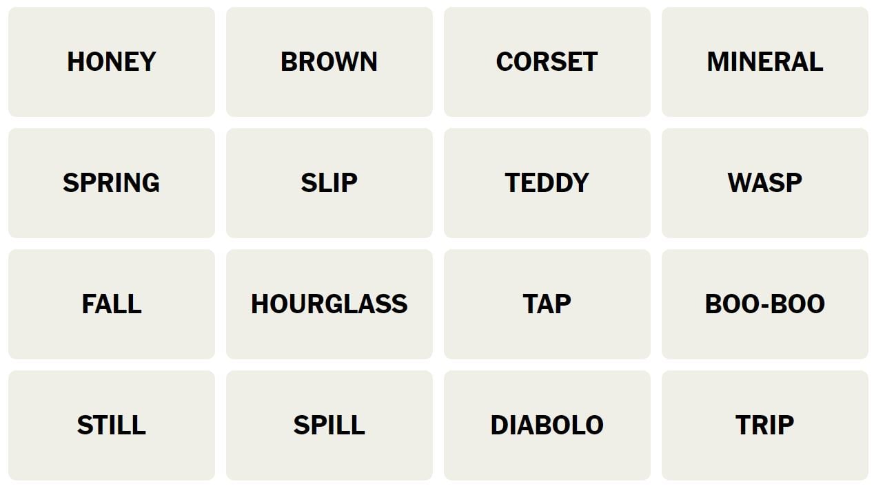 Daily NYT Connections 294 Puzzle - 31st March 2024