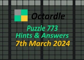 Daily Octordle 773 - March 7th 2024