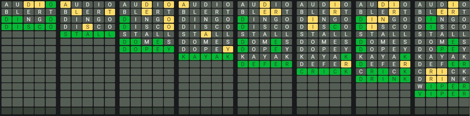Daily Octordle 786 Sequence Answer - March 20th 2024