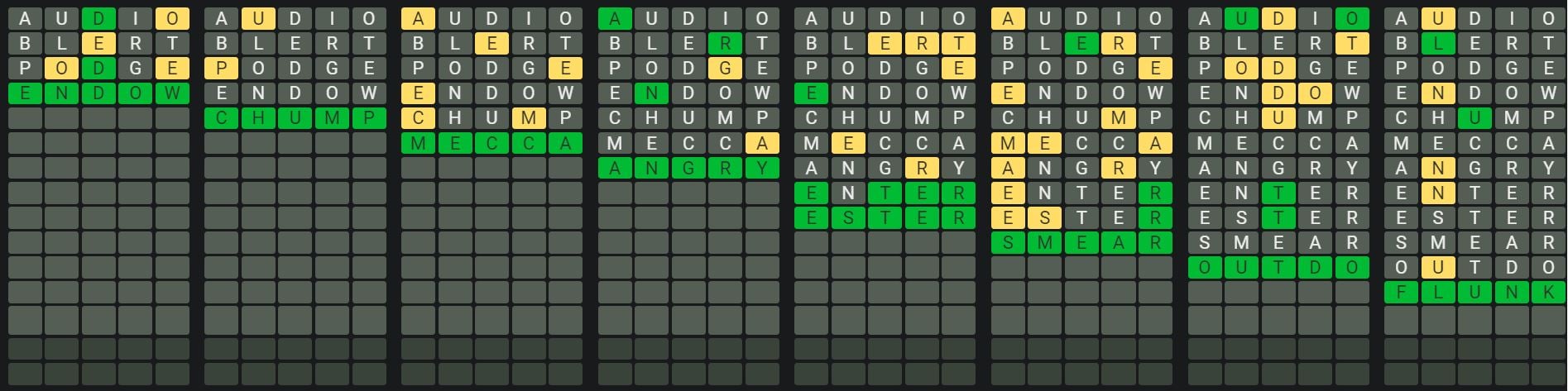 Daily Octordle 787 Sequence Answer - March 21st 2024