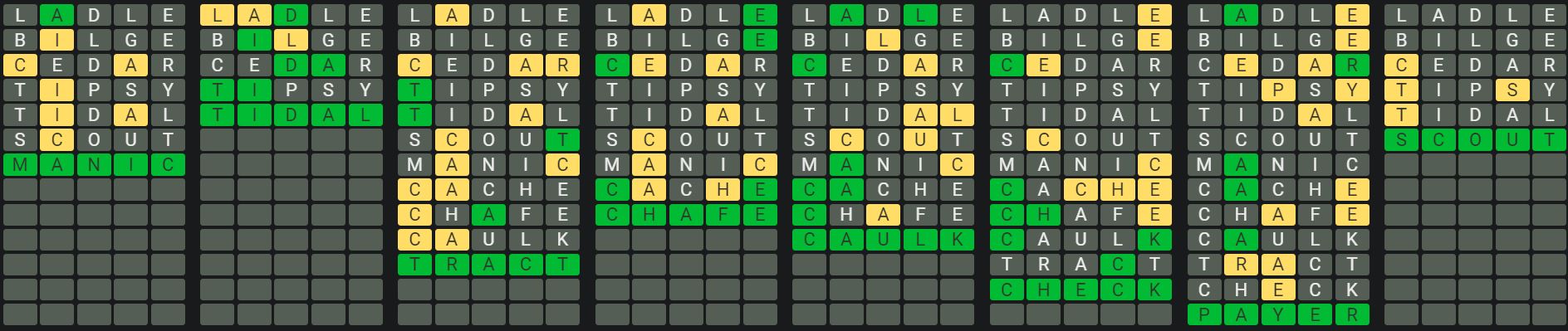 Daily Octordle 789 Rescue Answer - March 23rd 2024