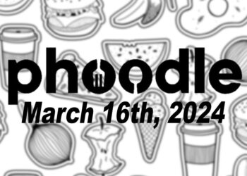 Daily Phoodle - 16th March 2024
