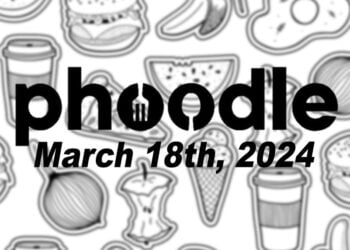 Daily Phoodle - 18th March 2024