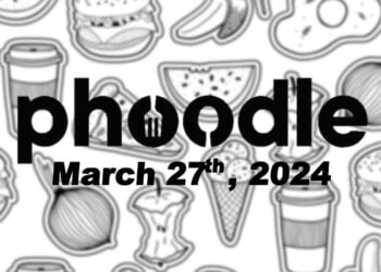 Daily Phoodle - 27th March 2024