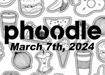 Daily Phoodle - 7th March 2024
