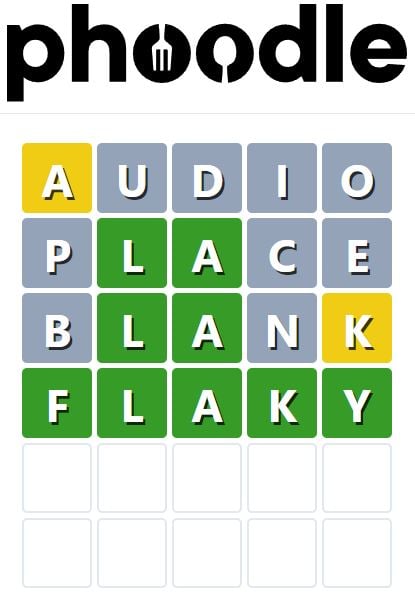 Daily Phoodle Answer 694 - 1st April 2024