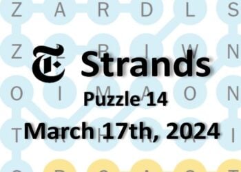 Daily Strands 14 Answers Today - 17th March 2024