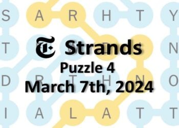 ‘NYT Strands’ Answers Today 4 March 7th, 2024 – Word Solutions (3/7/24)