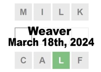 Daily Weaver Answers - 18th March 2024