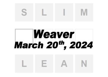 Daily Weaver Answers - 20th March 2024