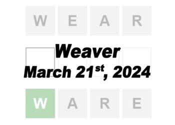 Daily Weaver Answers - 21st March 2024