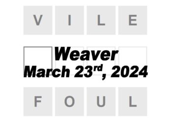 Daily Weaver Answers - 23rd March 2024