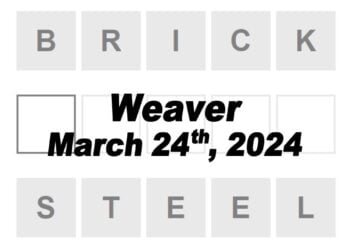 Daily Weaver Answers - 24th March 2024