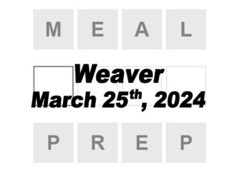 Daily Weaver Answers - 25th March 2024