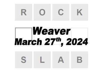 Daily Weaver Answers - 27th March 2024