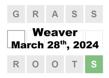 Daily Weaver Answers - 28th March 2024