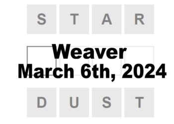 Daily Weaver Answers - 6th March 2024