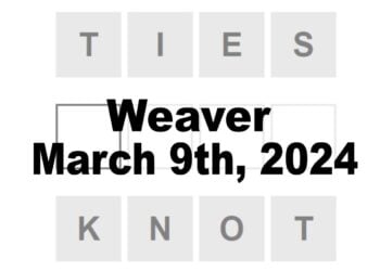 Daily Weaver Answers - 9th March 2024