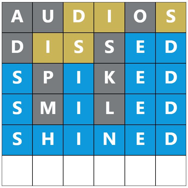Daily Word Hurdle #1554 Afternoon Answer - 4th March 2024
