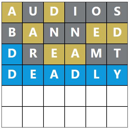 Daily Word Hurdle #1561 Morning Answer - 8th March 2024