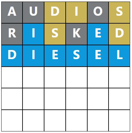 Daily Word Hurdle #1562 Afternoon Answer - 8th March 2024