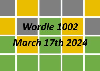 Daily Wordle 1002 - 17th March 2024