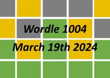 Daily Wordle 1004 - 19th March 2024