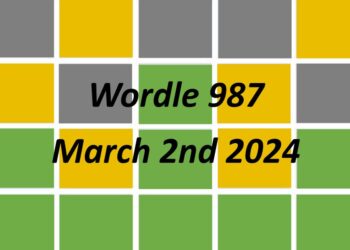 Daily Wordle 987 - 2nd March 2024