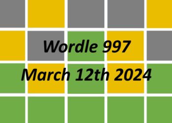 Daily Wordle 997 - 12th March 2024